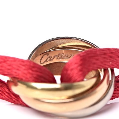 cartier trinity bracelet white|trinity bracelet by cartier red.